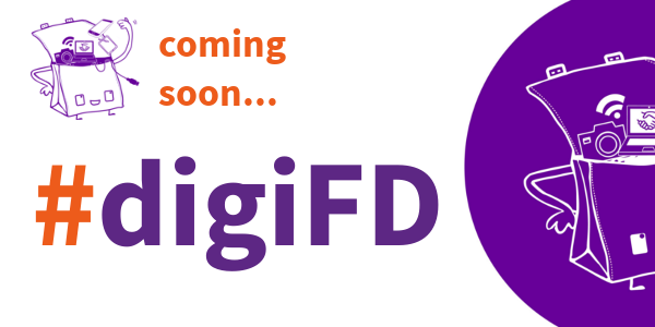 Logo Schwerpunkt #digiFD: Lene Kieberl, CC-BY