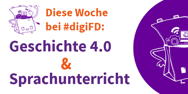 Logo Schwerpunkt #digiFD: Lene Kieberl, CC-BY