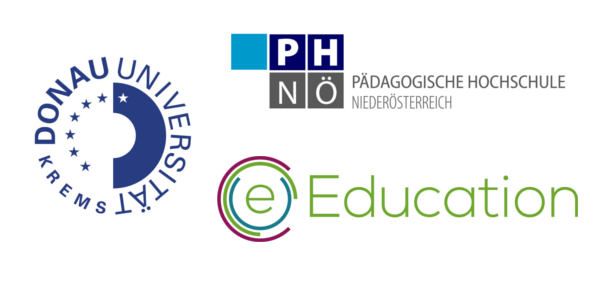 Bild: Alexander Neubach, Logos: Mit freundlicher Genehmigung: Donau-Universität-Krems, Pädagogische Hochschule Niederösterreich und eEducation